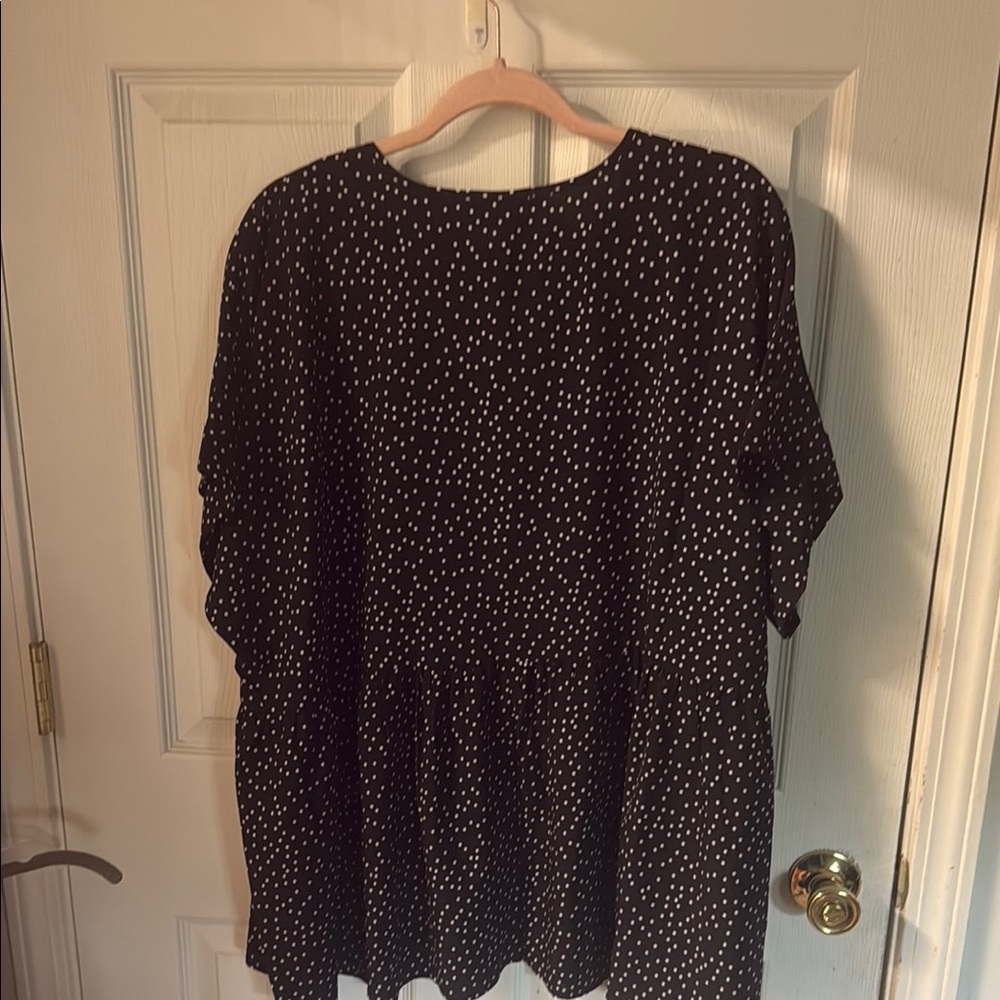 Chic Soul Black and White Blouse - Picture 5 of 6